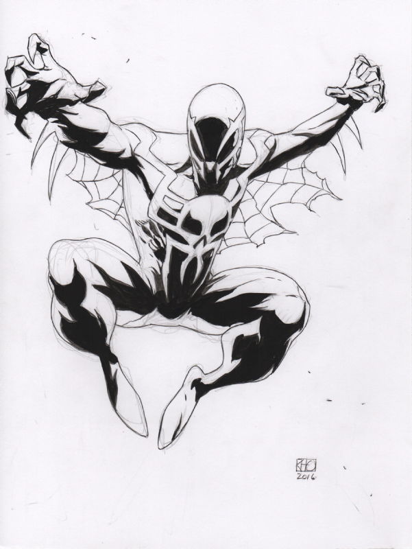 Spider-Man 2099 by Khoi Pham (9x12), in Todd Sommerfield's Paper ...