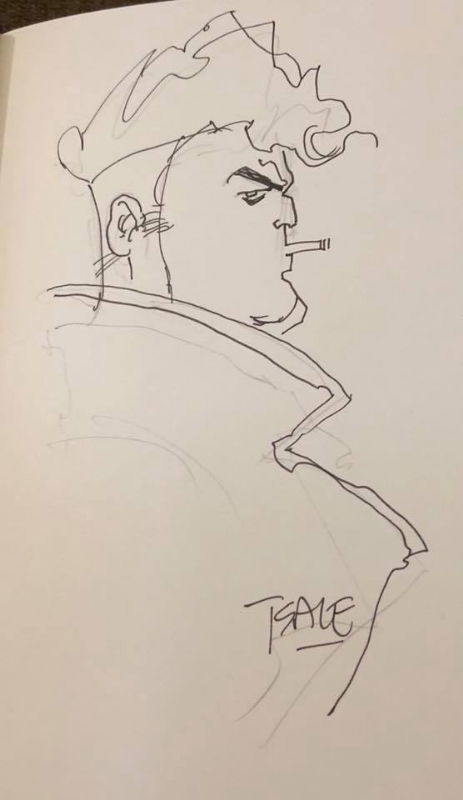 Gambit by Tim Sale, in Neal Bishop's X-Men Sketches Comic Art Gallery Room