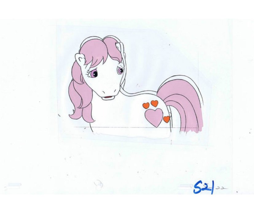 My Little Poney Original Animation Cel Matching Pencil Drawing In Yoann Bs Animation Cels 