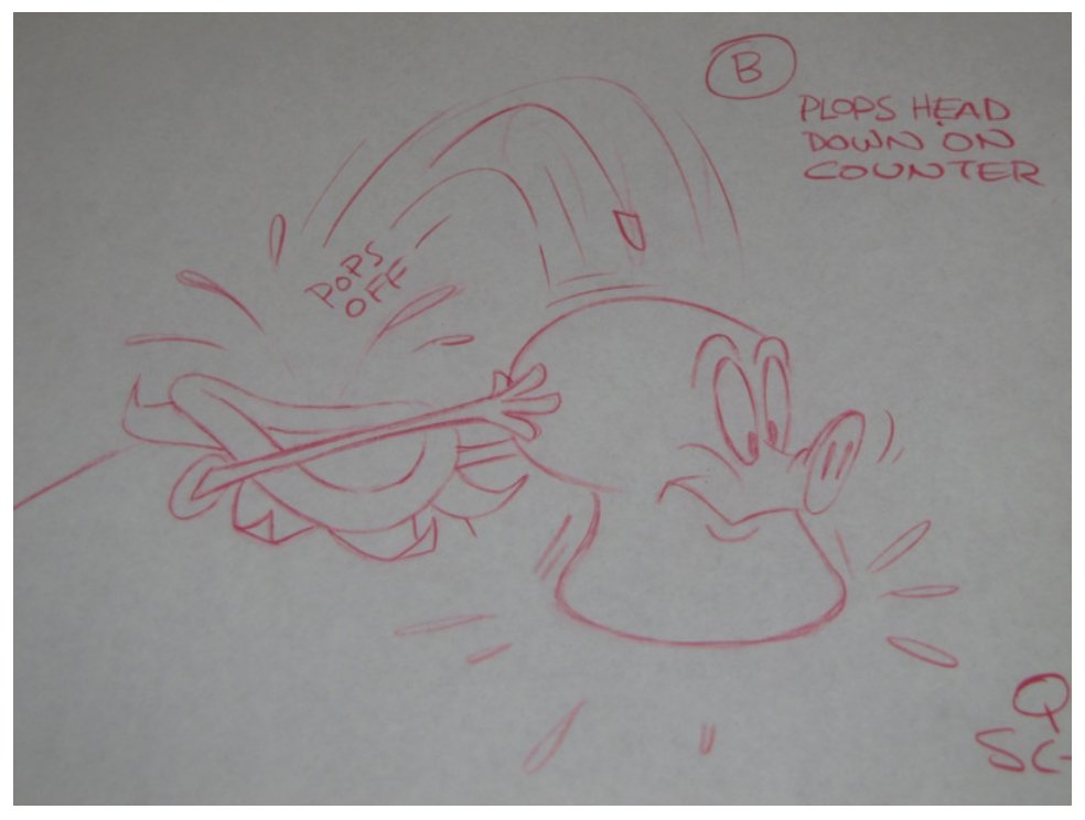 Quackula Original Animation Drawing In Yoann Bs Animation Cels Drawings Comic Art 