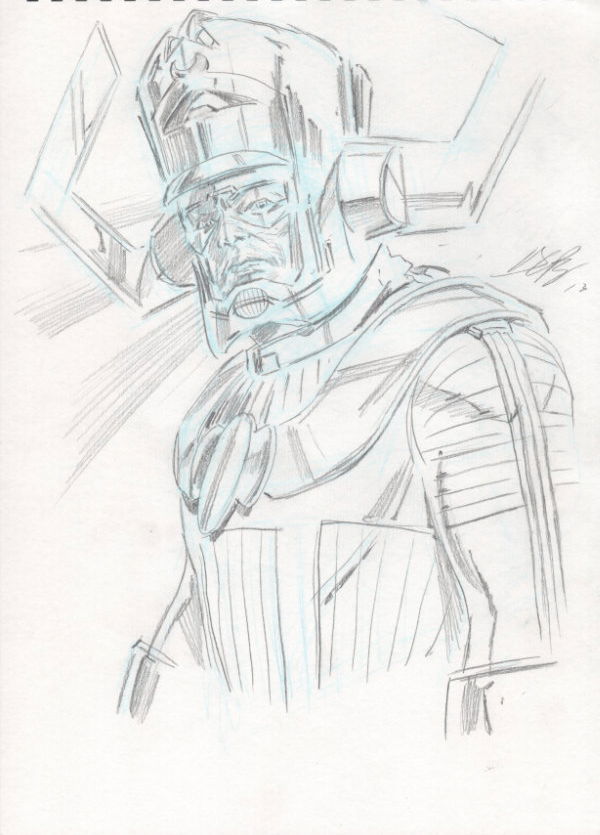 Galactus Sketch by Doug Braithwaite, in Panel Gallery's Art for Sale ...