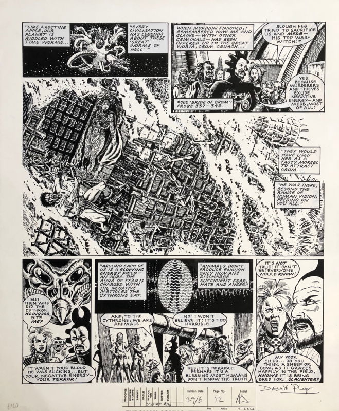 David Pugh - 2000ad - Slaine - The Time Killer - Prog 424 Page 12, in ...