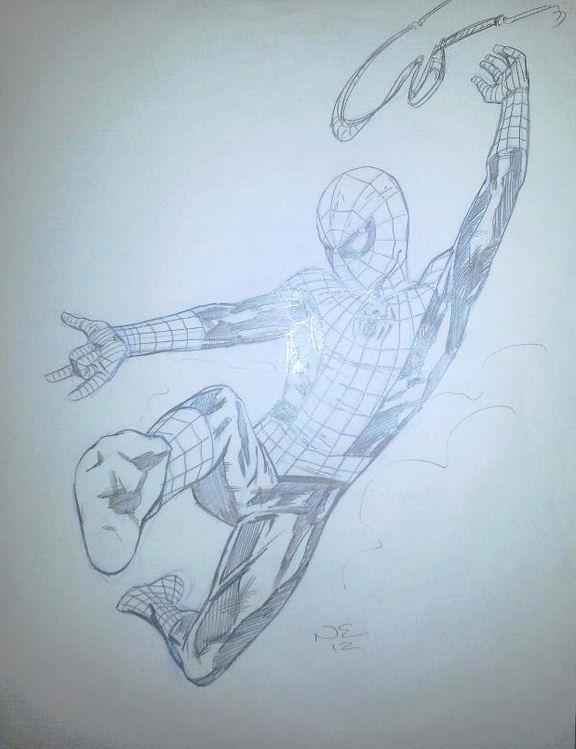 Neil Edwards: Spider-Man, in Gary Gray's Commisions Comic Art Gallery Room