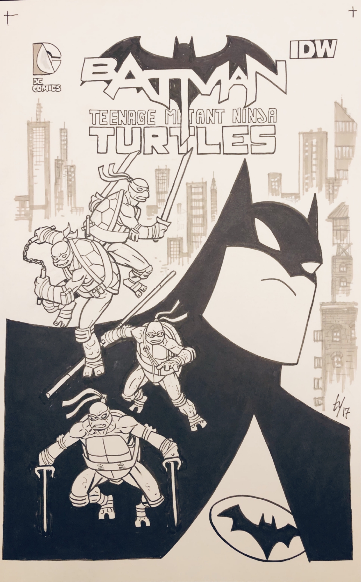 Batman Teenage Mutant Ninja Turtles Adventures, in Scott Spilky's Ninja  Turtles Comic Art Gallery Room