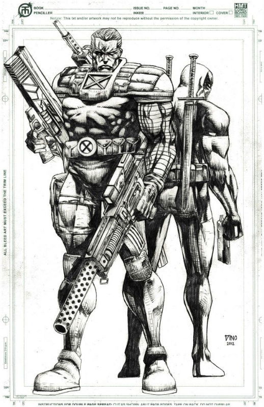 Cable and Deadpool - Dino Paulo Agor, in Yudhi Arief's Yudhi's Original ...