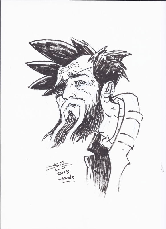 Dirty Frank by D'Israeli, in Eamonn Clarke's 2000AD sketches and ...