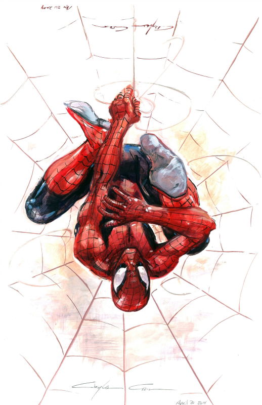 Clayton Crain - Spider-Man, in D T's Commission Comic Art Gallery Room