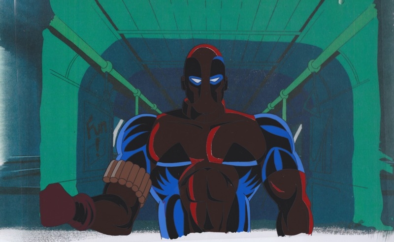 X-Men: The Animated Series - Deadpool Animation Cel, in Ryan Humphreys's  Animated Cels Comic Art Gallery Room