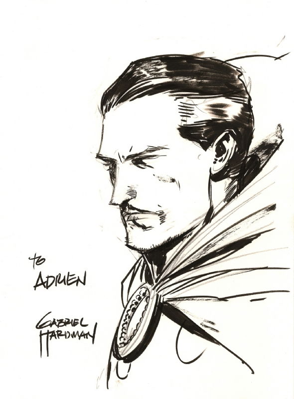 gabriel hardman, in adrien auzanneau's sketches convention Comic Art ...