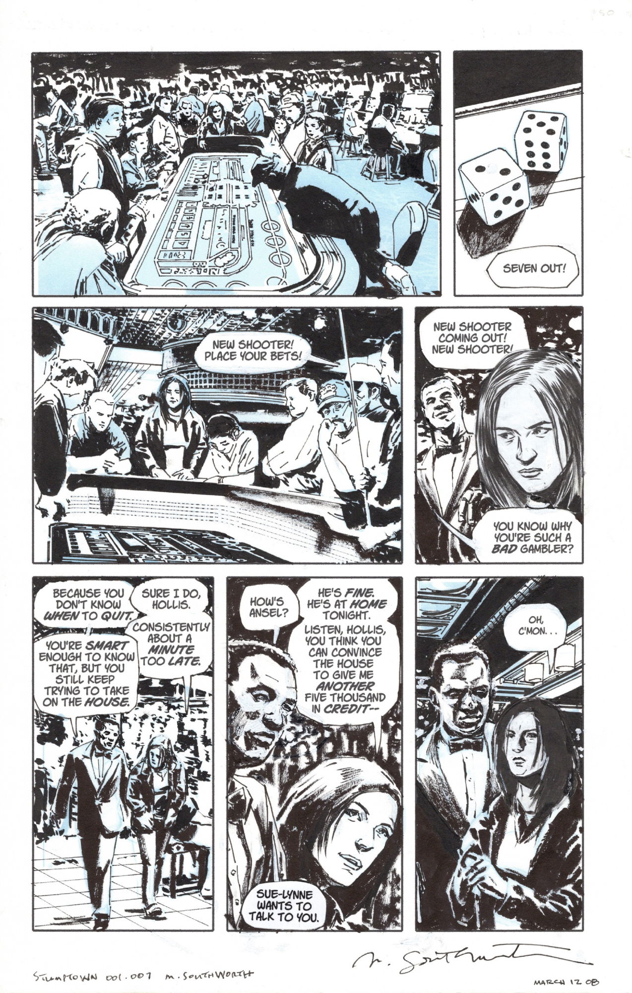 Stumptown #1 pg 07, in Greg McKee's Matthew Southworth Comic Art ...