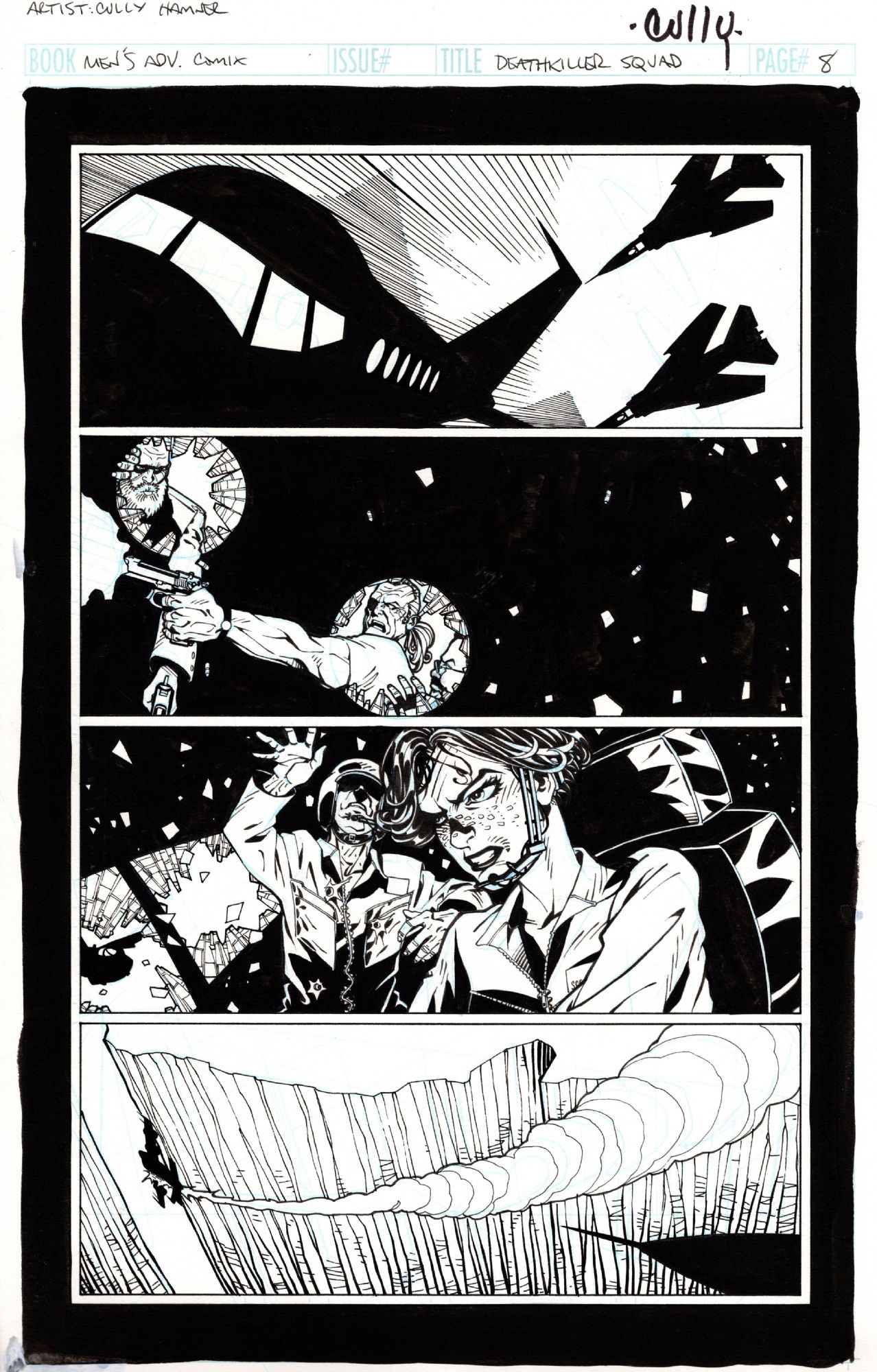 Deathkiller Squad pg 08, in Greg McKee's Cully Hamner - Men's Adventure ...