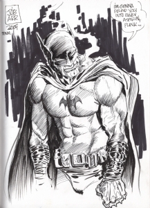 24-Batman sketch by James O'Barr Comic Art