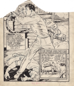 Speed Comics #21 splash 1942 Comic Art