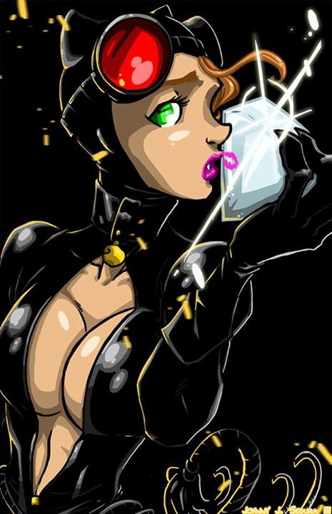 Sexy Catwoman digital drawing by Johnny Segura 3rd, in Johnny Segura's  Digital Pinups by Johnny Segura 3rd Comic Art Gallery Room