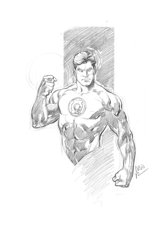 Learn To Draw Green Lantern in 7 Easy Steps (with Pictures) -  Improveyourdrawings.com