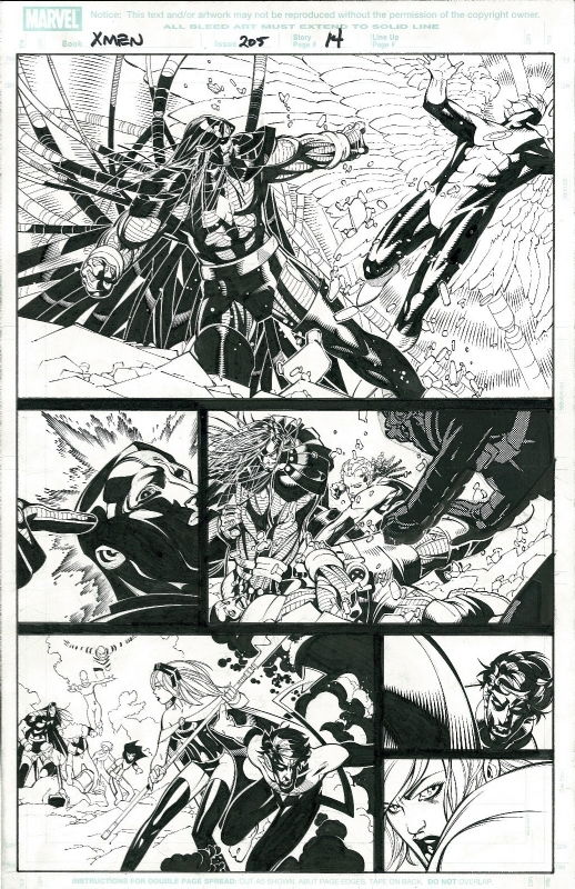 X-Men issue 205 page 14, in Jul-Kha T's Original page Comic Art Gallery ...