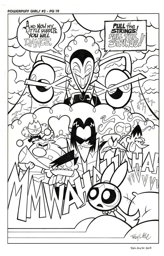 Powerpuff Girls 2 Pgs 18 19 Ft Sedusa Fuzzy Lumpkins Princess Him Idw 13 In Ben Vandewalle S Comics Comic Art Gallery Room