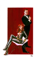 From Marvel, With Love: James Bond and Black Widow by Dijana Granov Comic Art
