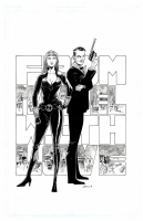 From Marvel with Love: James Bond and Black Widow by Justin Greenwood Comic Art