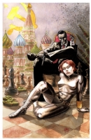 From Marvel, With Love: James Bond and Black Widow by Seth Frail Comic Art