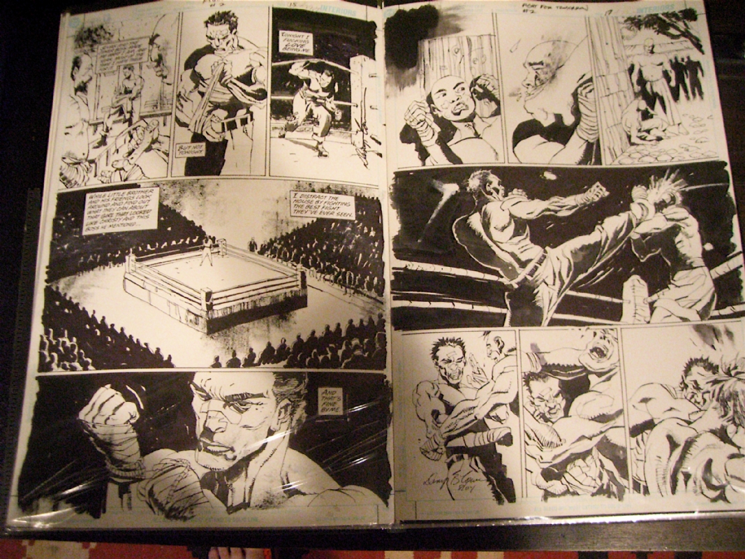 Fight for Tomorrow, in michael stradford's pages Comic Art Gallery Room