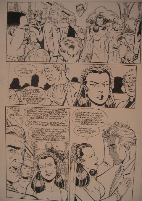 the Flash wedding of Wally and Linda by Paul Pelletier, in Rod Lee's ...