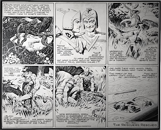 Alex Raymond  Flash Gordon  original art. Comic Art