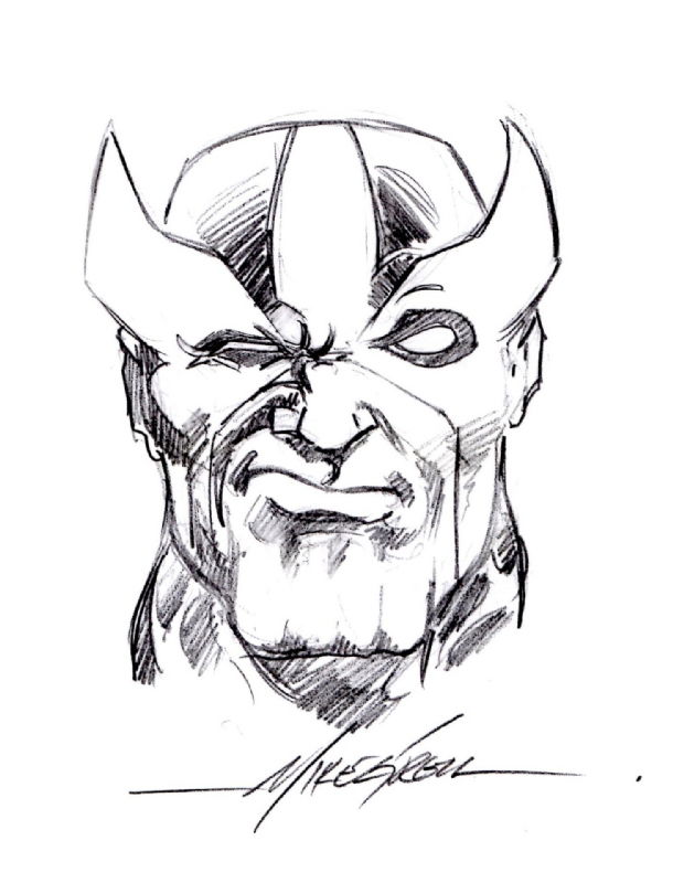 Thanos Constipated by Mike Grell, in Michael Speck's Thanos Project ...