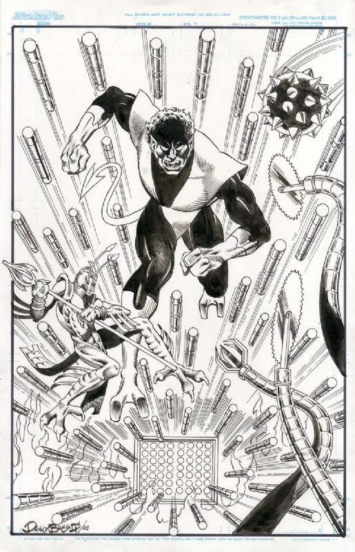 Nightcrawler and Bug by Danny Bulanadi, in Rob Shalda's Marvel