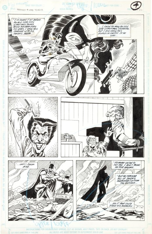 Batman 438 Page 4 Pat Broderick art Death in the Family Jason Todd dies, in  Eddie S's BATMAN Comic Art Gallery Room