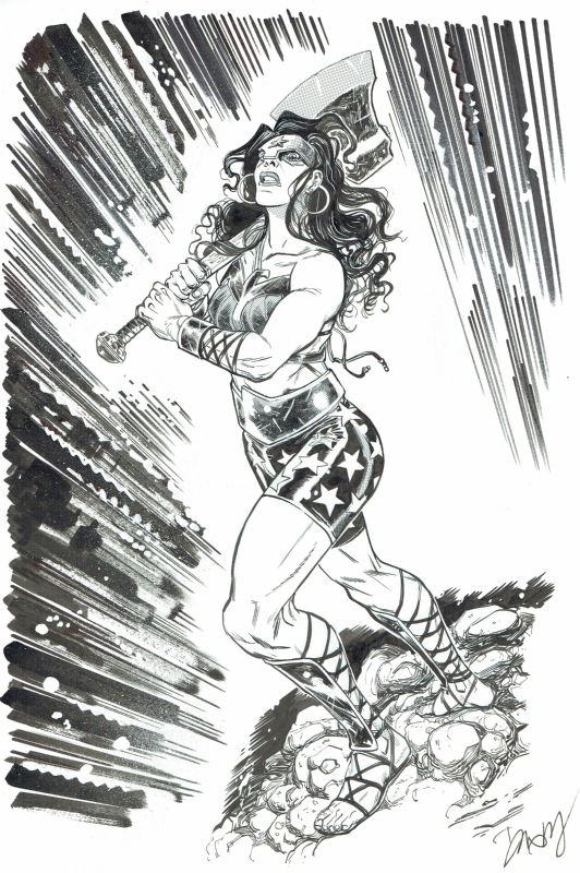 Dark Knight Wonder Woman by Danilo Beyruth, in Matthew Cain's ...