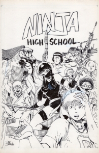 Ninja High School #1 (1987), Comic Art