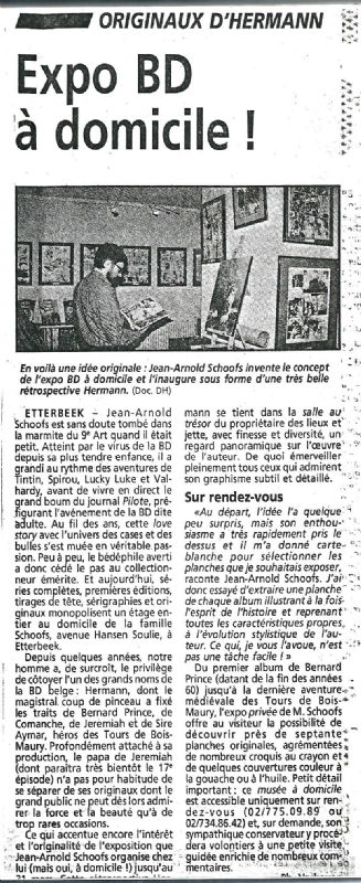 B Presse, In J.A S's ZZZ : Nostalgia : A Expo 1 : Le Monde D'Hermann ...