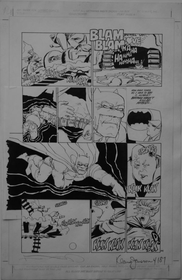 THE DARK KNIGHT RETURNS #3 p.43 Comic Art