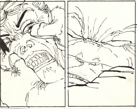 THE DARK KNIGHT RETURNS #3 p.46 (panels 4&5) Comic Art