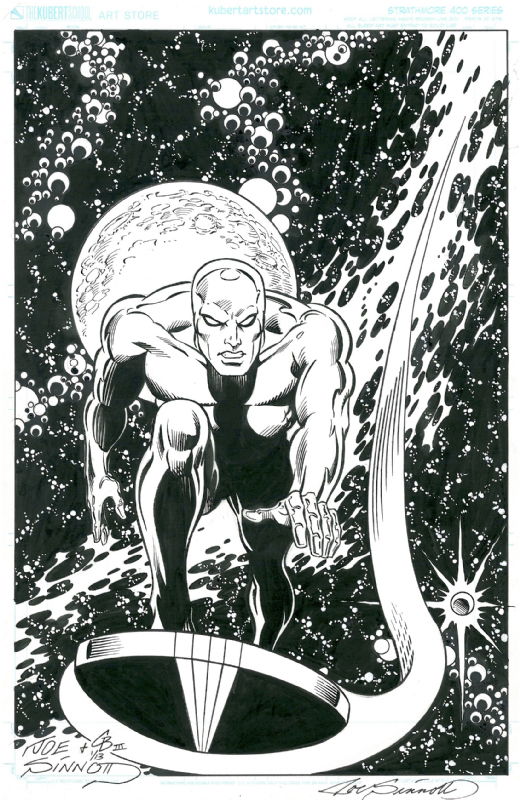 2013 Joe Sinnott Inking Challenge: Silver Surfer By Charles Barnett Iii 