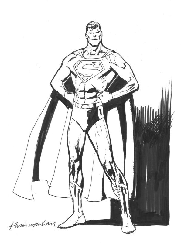 Superman by Kevin Nowlan, in Matthew P's Superman Sketches Comic Art ...