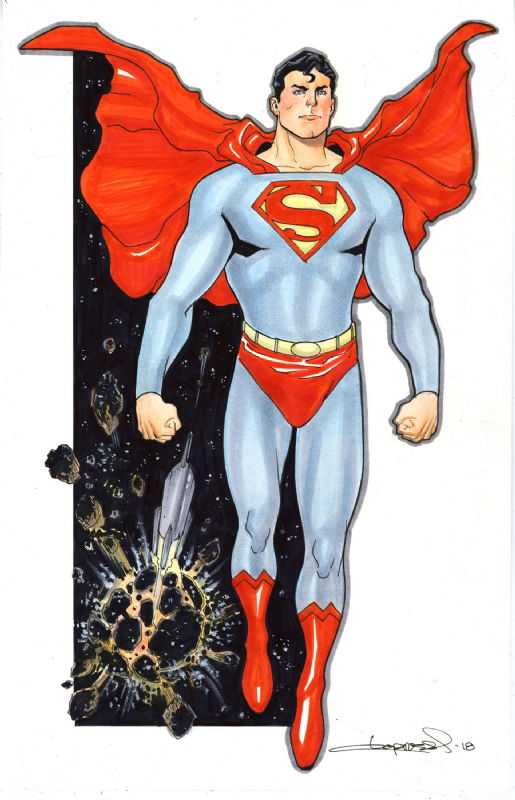 Superman by Aaron Lopresti, in Matthew P's Superman Sketches Comic Art ...