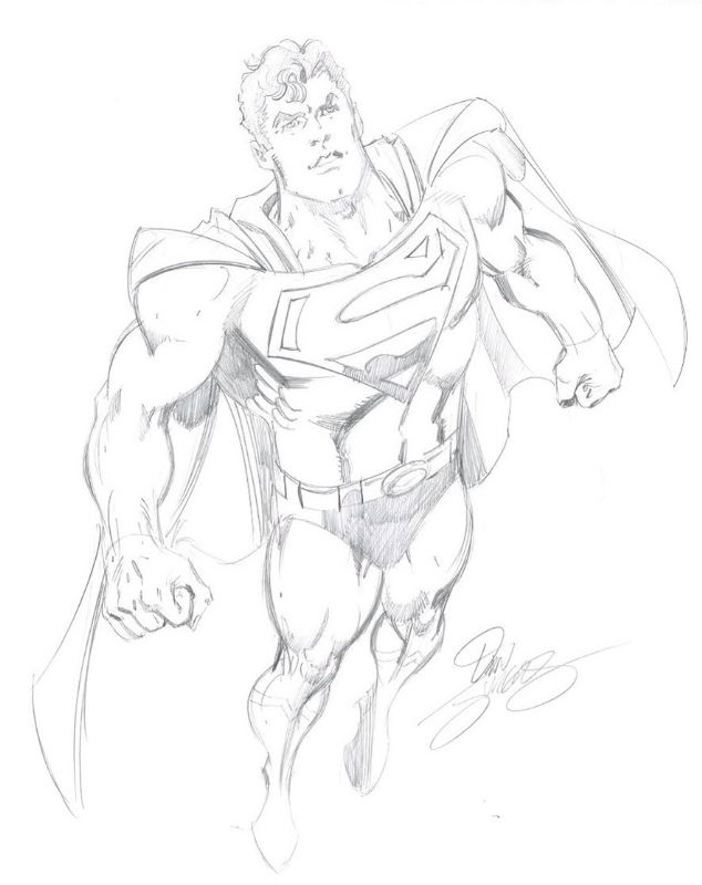 Superman by Dan Jurgens, in Matthew P's Superman Sketches Comic Art ...