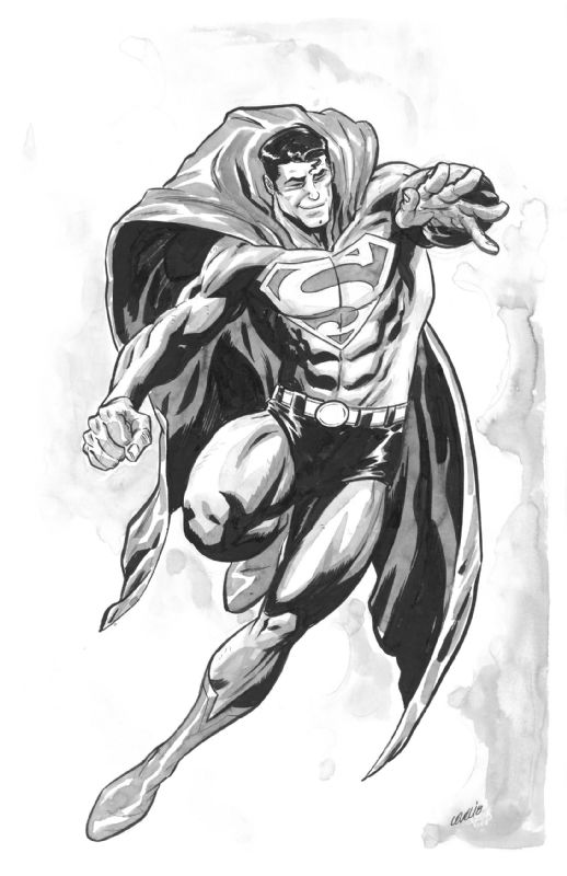 Superman By Brian Level, In Matthew P's Superman Sketches Comic Art ...