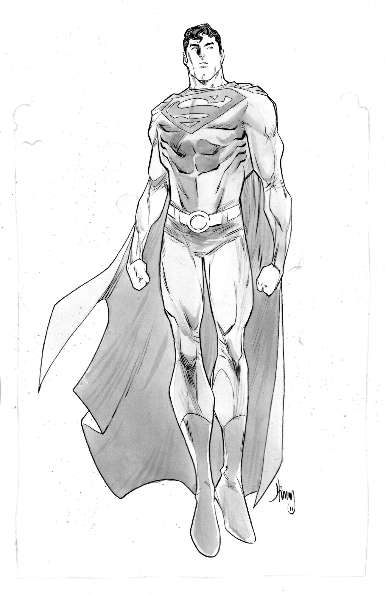 Superman by John Timms, in Matthew P's Superman Sketches Comic Art ...