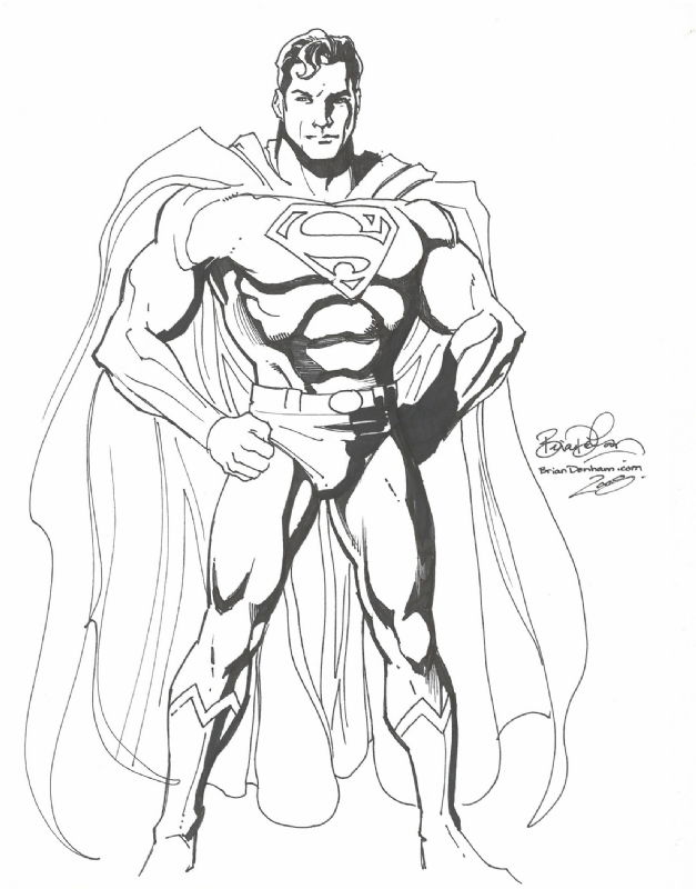 Superman Sketch by Brian Denham, in Matthew P's Superman Sketches Comic ...