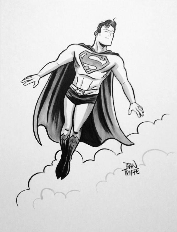 Superman By Dean Trippe , In Matthew P's Superman Sketches Comic Art ...