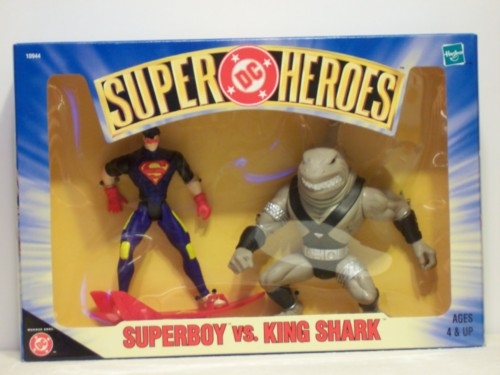 DC COMICS SUPERBOY vs KING SHARK Boxed Set Action Figures 