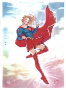 Underoos Supergirl, in Robert Plunkett's Misc Published Pages Comic Art  Gallery Room