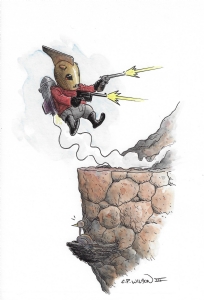 Rocketeer by C.P. Wilson III Comic Art