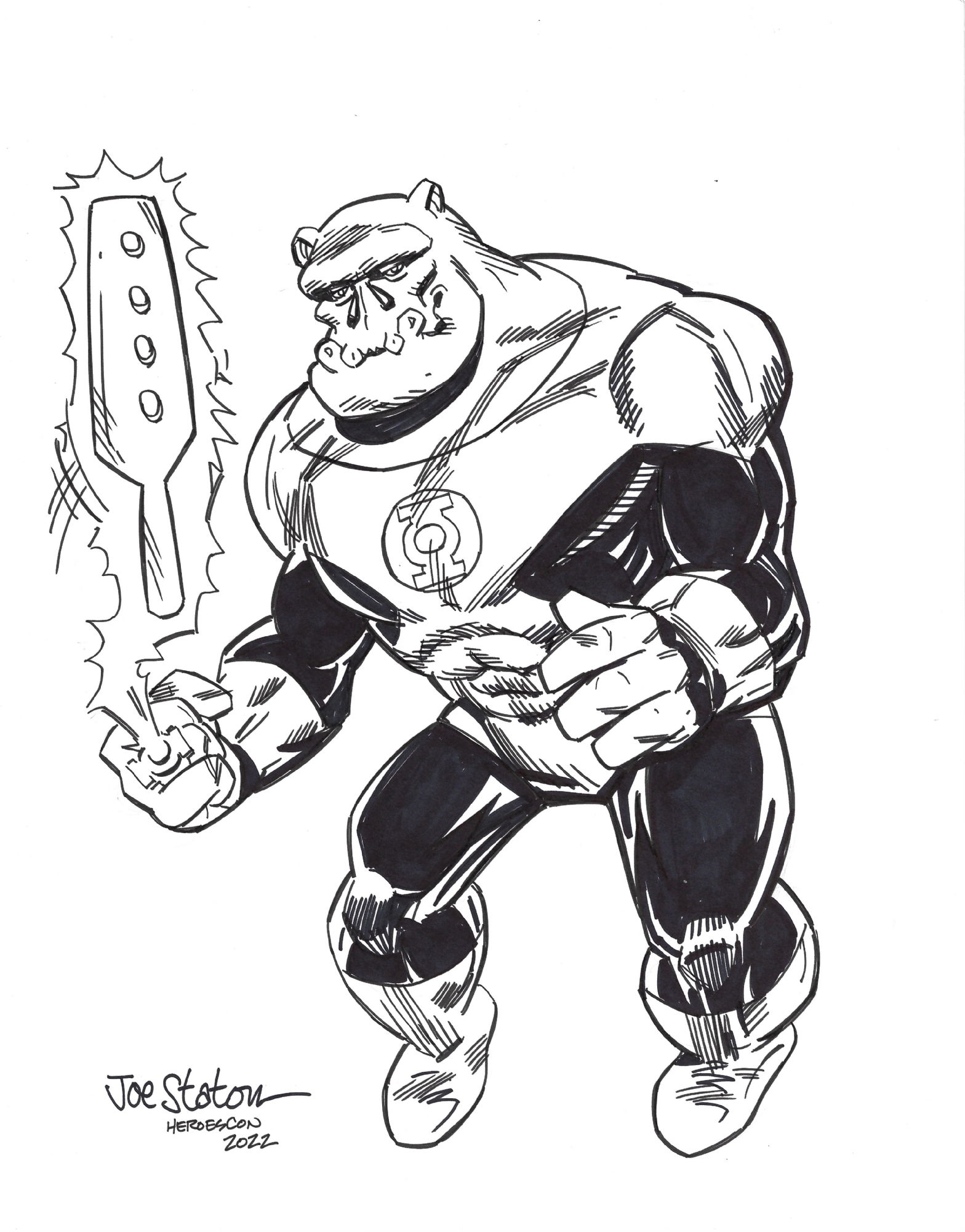 Kilowog by Joe Staton, in Matthew P's Creator Sketches Comic Art ...