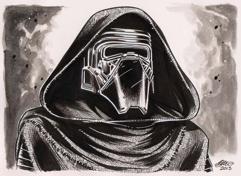 STAR WARS KYLO REN AR ART DAVID GOLDING 2015., in David Golding's DAVID ...