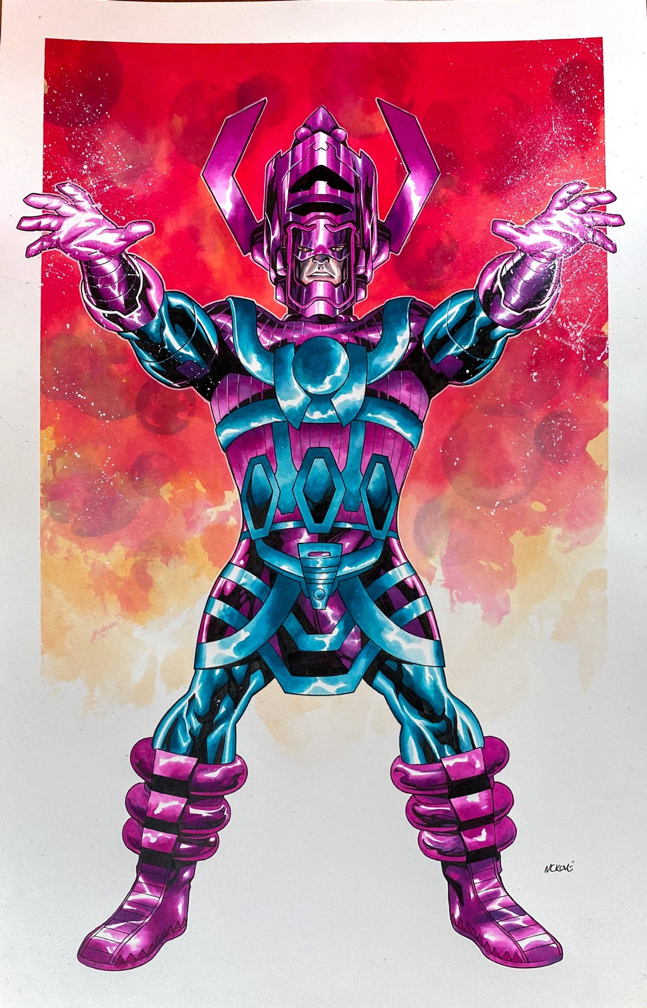 Galactus Illustration by Mike McKone, in E S's Public Collection (some