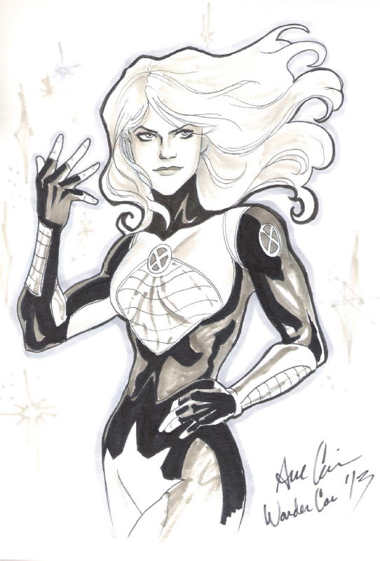 Dazzler, in Kevin Canlas's X-Men Comic Art Gallery Room